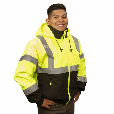CORDOVA Reptyle 2-in-1 Bomber Jackets, Lime, 4XL J201-4XL